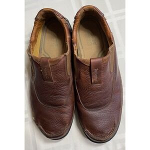 Timberland Brown Leather Slip On Loafers Casual Shoes Men's